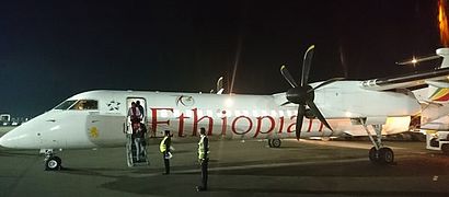 Flugzeug nach Ruanda 