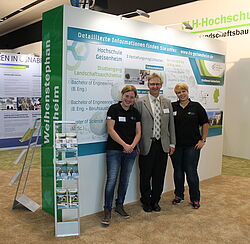 Stand mit den Betreuern