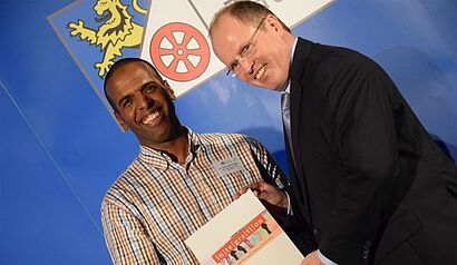 Dr.Moustafa Selim und Landrat Burkhard Albers