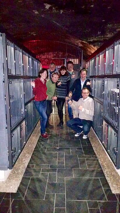 Gruppenbild in der Winebank
