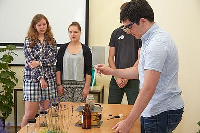 Schueler des Gymnasiums 
