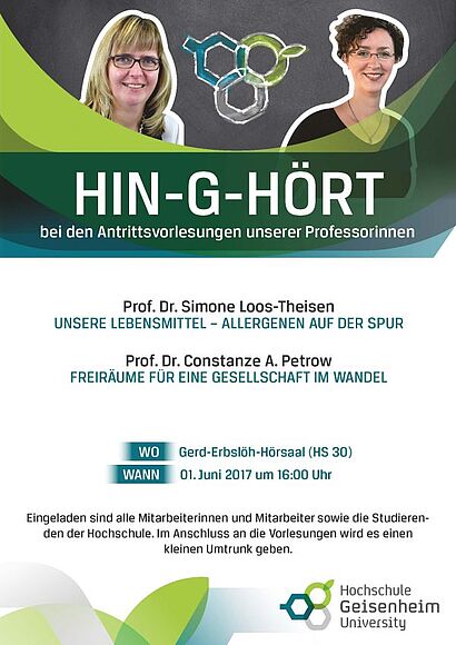 Einladung zur Antrittsvorlesung