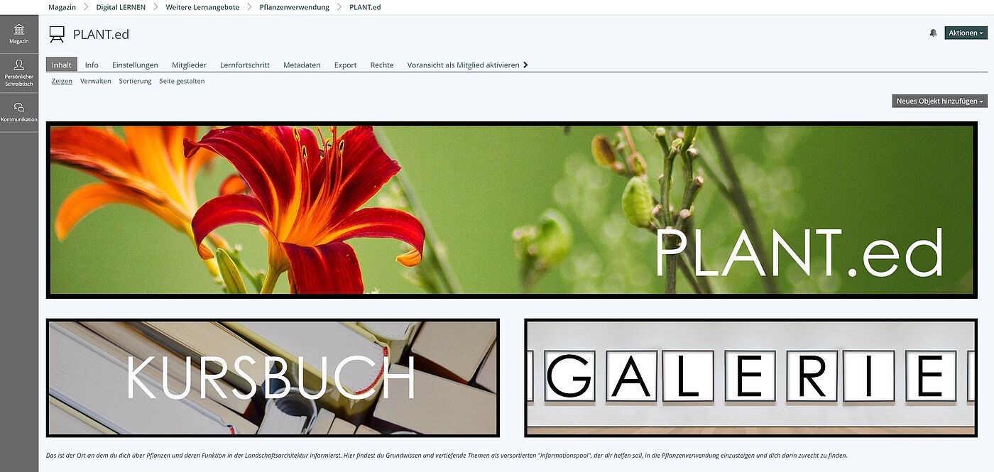 Wissensspeicher PLANT.ed