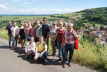 Gruppenbild im Elsass