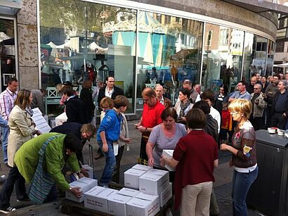 Aufnahme während des Verlaufs