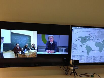 Bildschirme während der live Schaltung