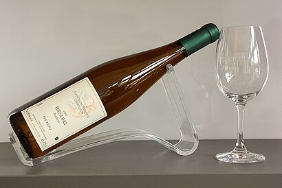 Weinflasche und Glas