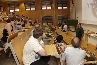 Aufnahme im Hoersaal