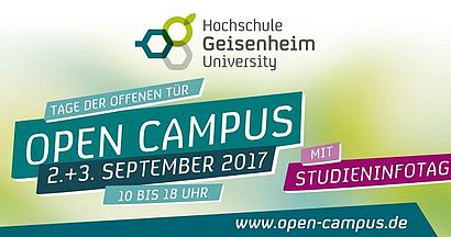 Plakat ,,open Campus"