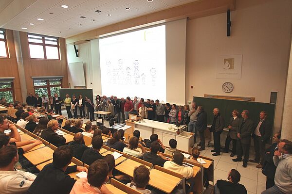 aufnahme im Hörsaal