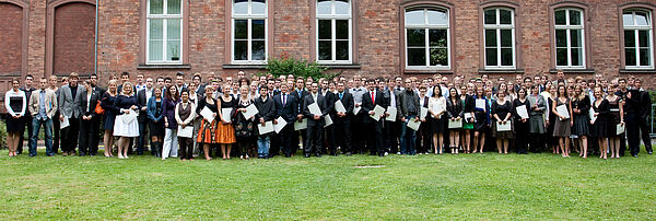 Gruppenbild der Absolventen