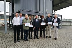 PSt Peter Bleser mit den Projektpartnern