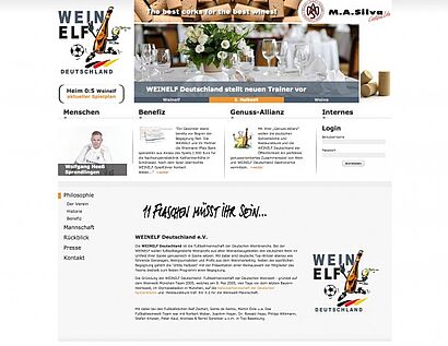 Internetseite Weinelf