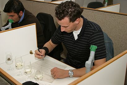 student während der Sensorik