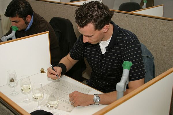 student während der Sensorik