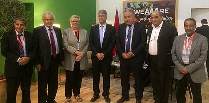 OIV-Präsidentin Prof. Dr. Monika Christmann bei ihrem Besuch in Marokko. © OIV