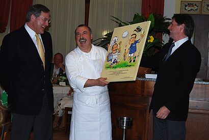 Dr. Franz-Josef Jung, Luigi Brunetti und Norbert Heine