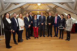 Vertreterinnen und Vertreter der Hochschule Geisenheim und der SZIE © Hochschule Geisenheim / Winfried Schönbach