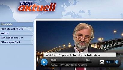 Ausschnitt aus dem mdrBeitrag