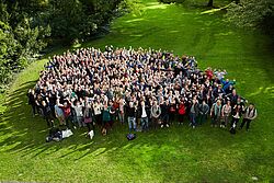 Gruppenbild von oben