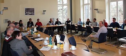 Foto während der Versammlung