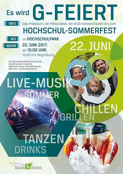 Anzeige für das Sommerfest
