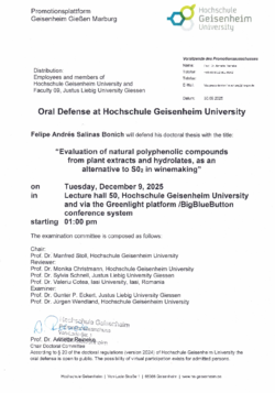 Announcement Oral Defense Felipe Andres Salinas Bonich