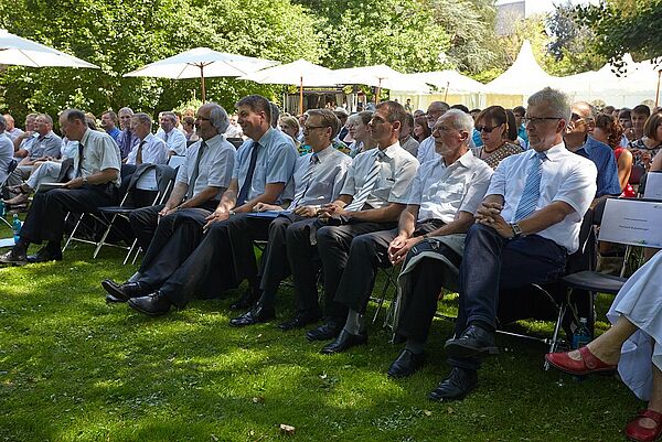 erste Reihe des Publikums