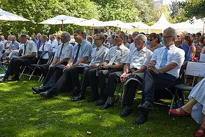 erste Reihe des Publikums