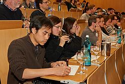 konzentriertes Publikum