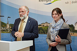 Prof.Dr. Loehnertz und Sandra Schedler