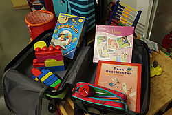 Inhalt eines Koffers