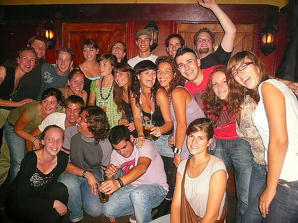 Erasmus-Studenten in Groningen