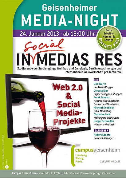 Anzeige zur Media Night