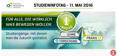 Anzeige Studieninfotag