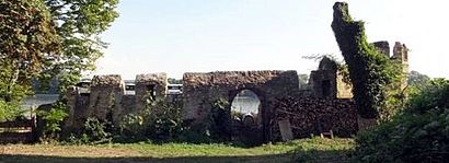 Teile der Eltviller Burg und Garten zu sehen