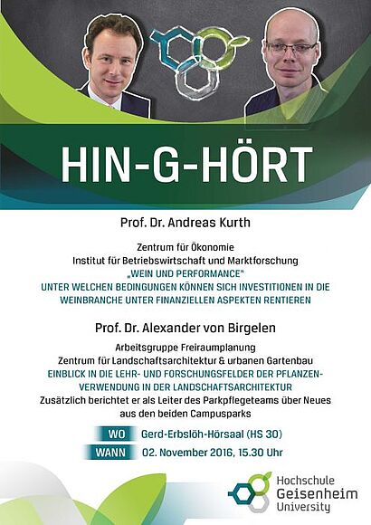 Anzeige Antrittsvorlesung