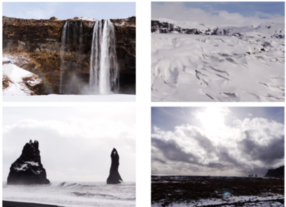 Landschaftsaufnahmen in Island