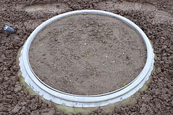 Dichtlippen verschließen den Spalt zwischen Lysimeter und Außengefäß