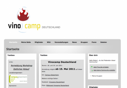 Anmeldung fuer das Camp