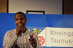 Dr.Moustafa Selim während seinem Vortrag