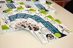 Flyer der Hochschule