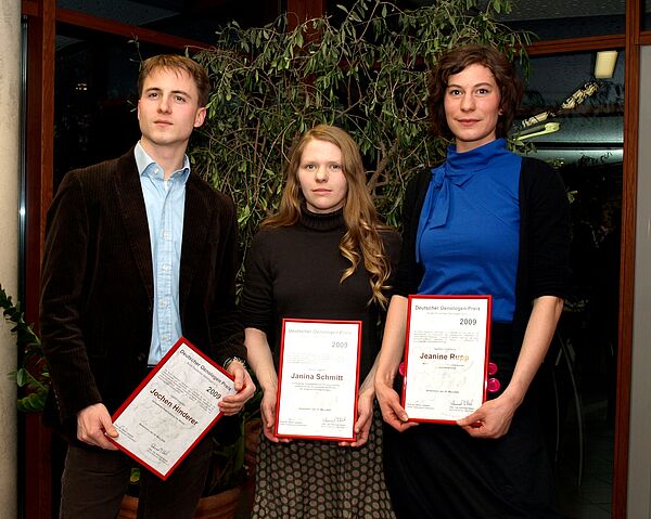 Studenten mit Preisen