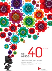 Plakat fuer das Jubiläum