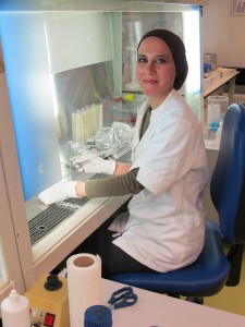 Lara Jaber im Labor