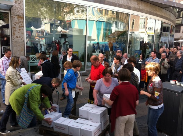 Aufnahme während des Verlaufs